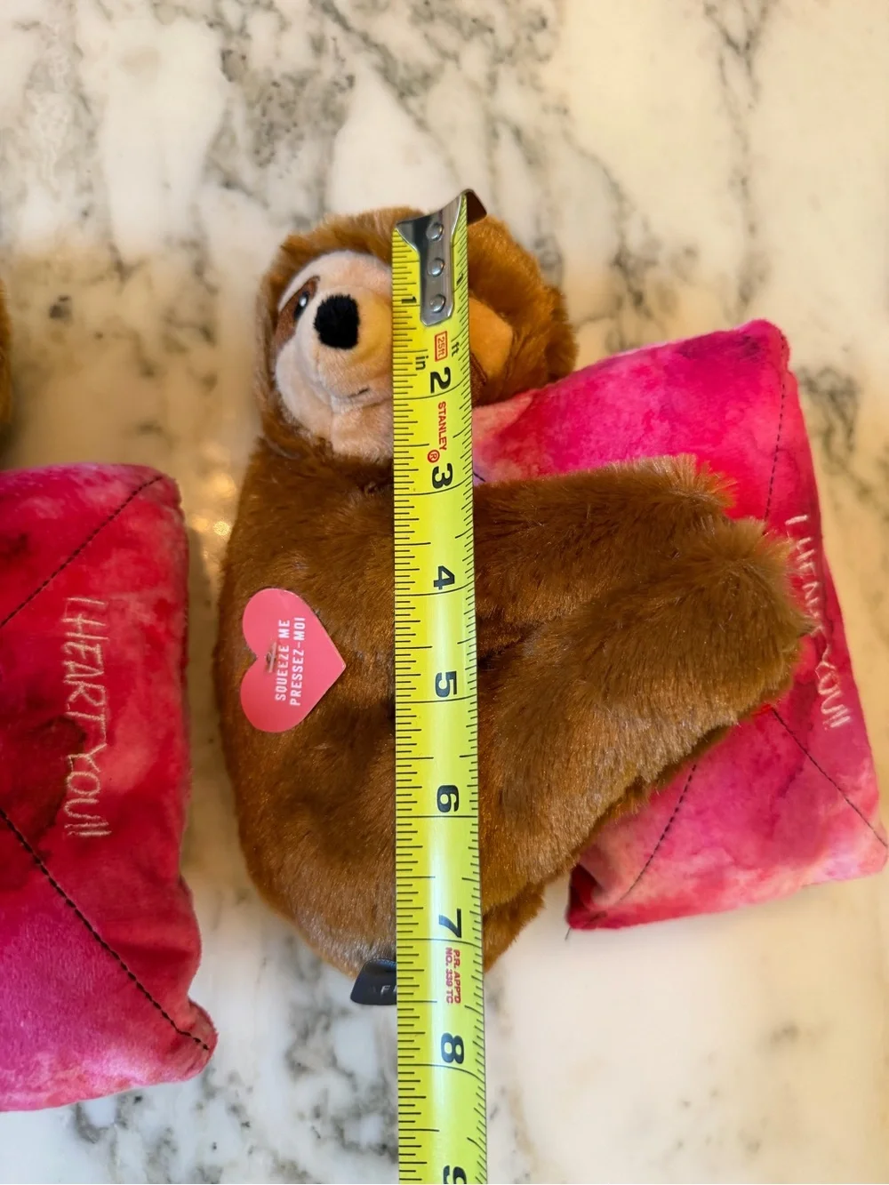 NEW Fringe Studio “You’ve Got Sloth” Plush Dog Toy Squeaker Crinkle Valentine